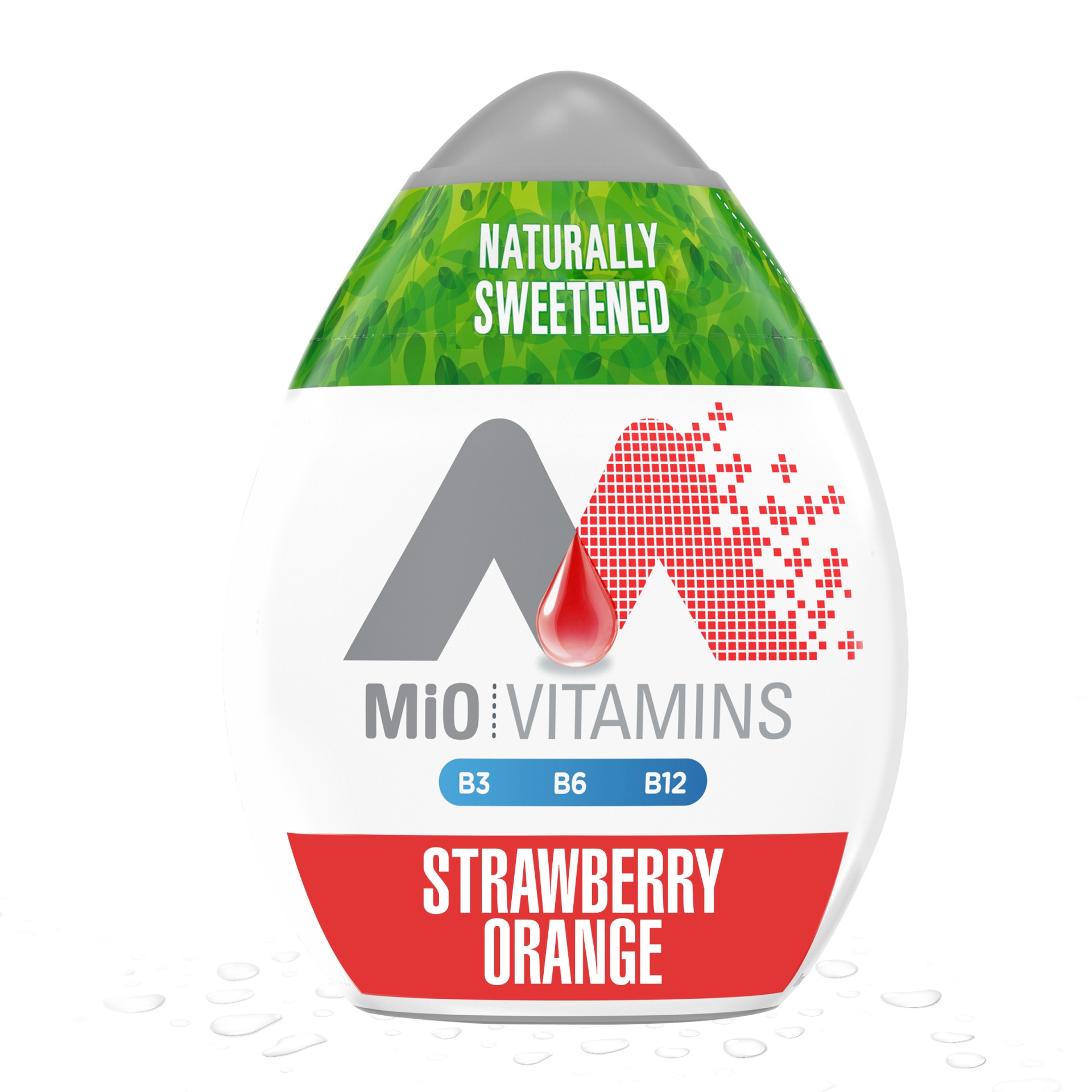 slide 1 of 7, MiO Vitamins Strawberry Orange Liquid Water Enhancer, 1.62 fl oz