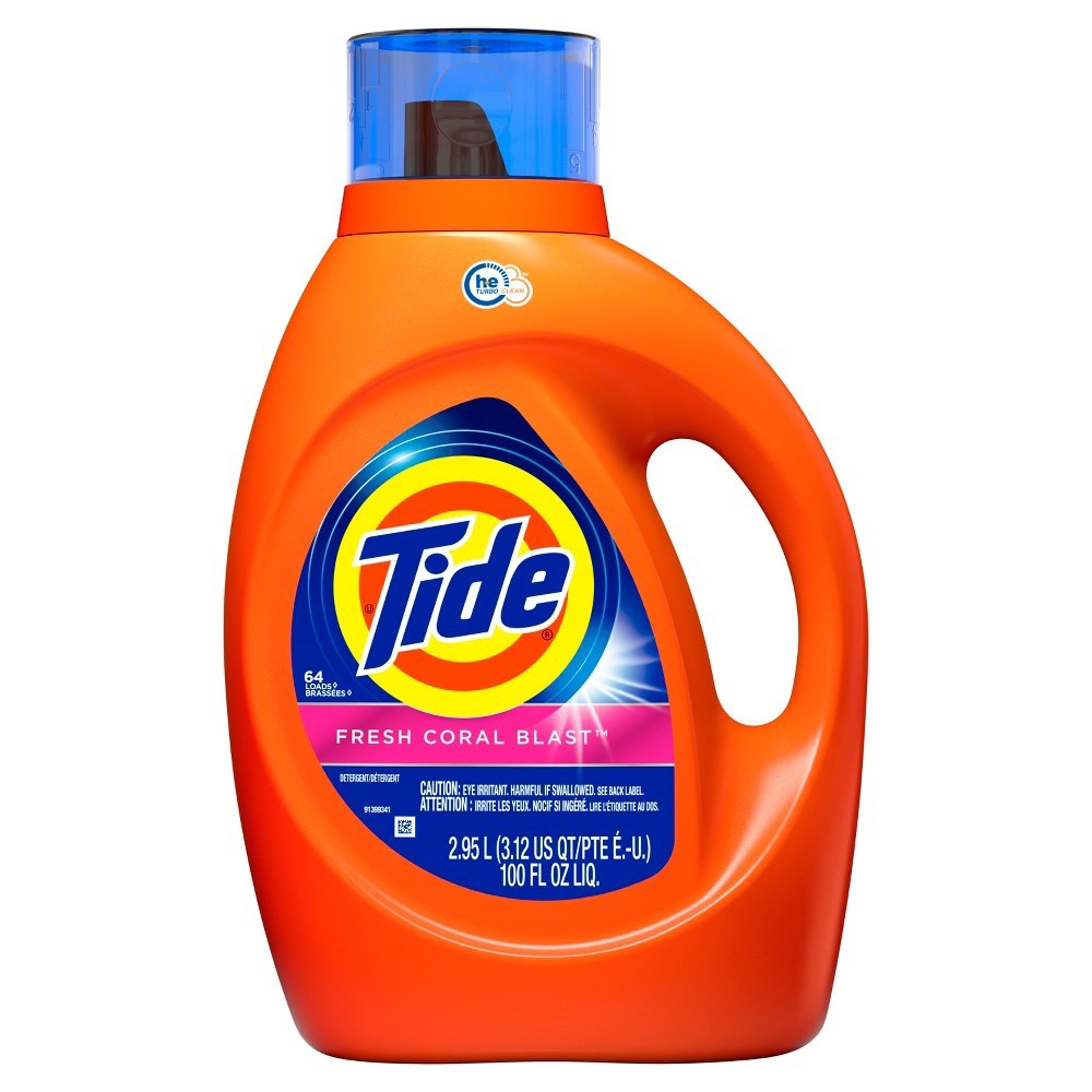 slide 4 of 5, Tide Detergent 100 oz, 100 oz