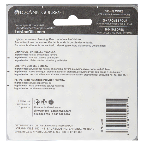 slide 4 of 5, LorAnn Gourmet Flavorings, Traditional Mix, 3 ct