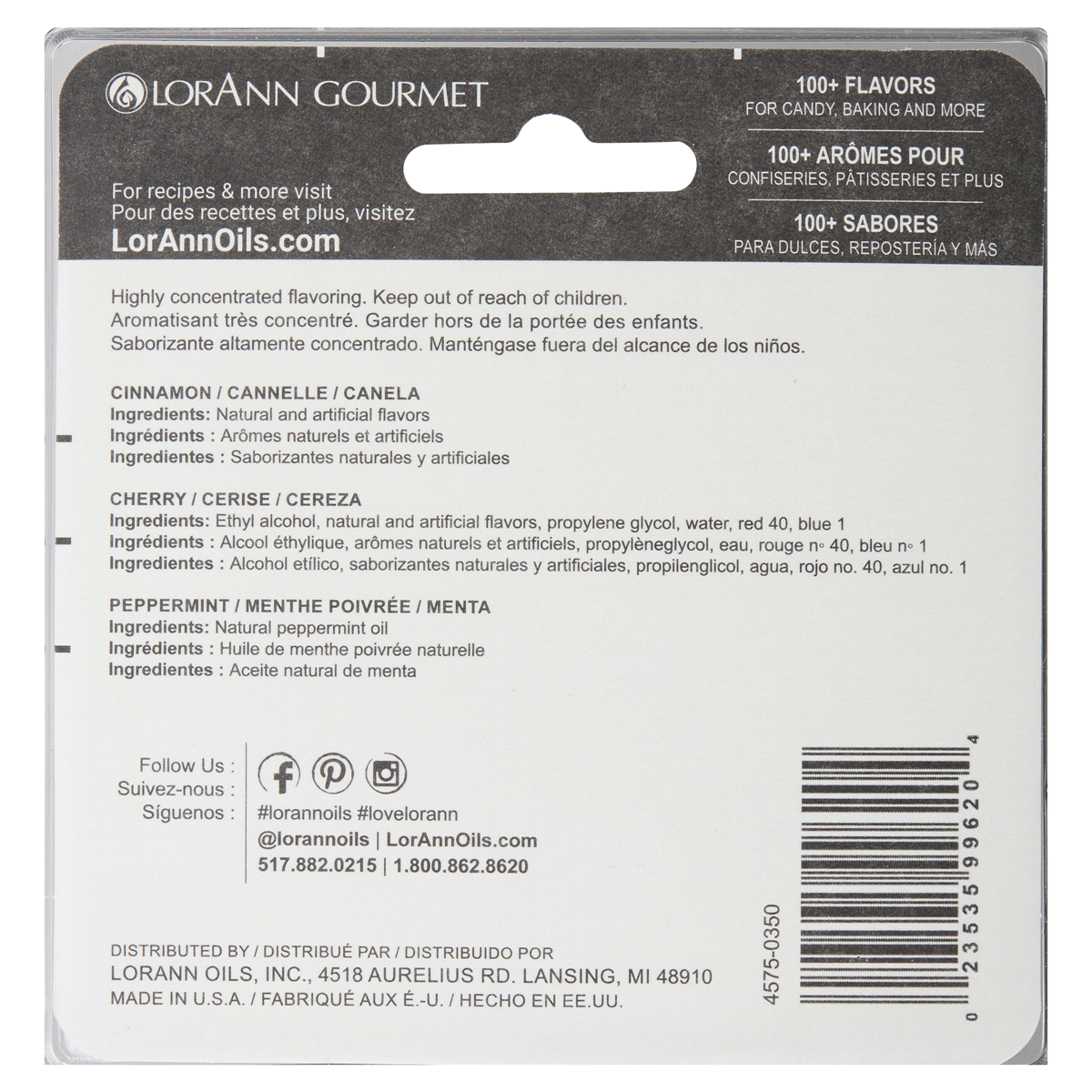 slide 5 of 5, LorAnn Gourmet Flavorings, Traditional Mix, 3 ct