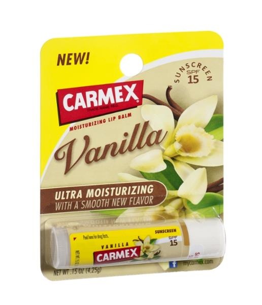 slide 1 of 6, Carmex Vanilla Flavor Stick Tube, 0.15 oz