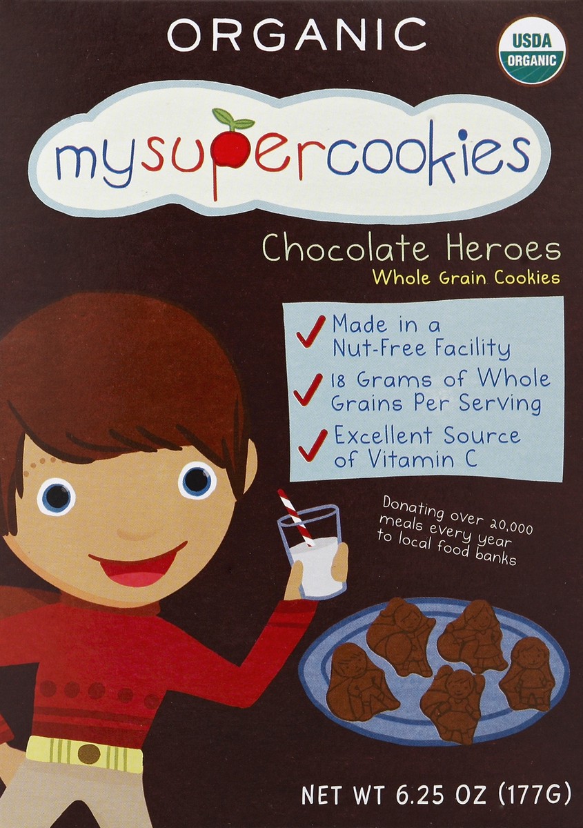 slide 4 of 4, MySuperFoods MySuperCookies Chocolate Heroes, 6.25 oz