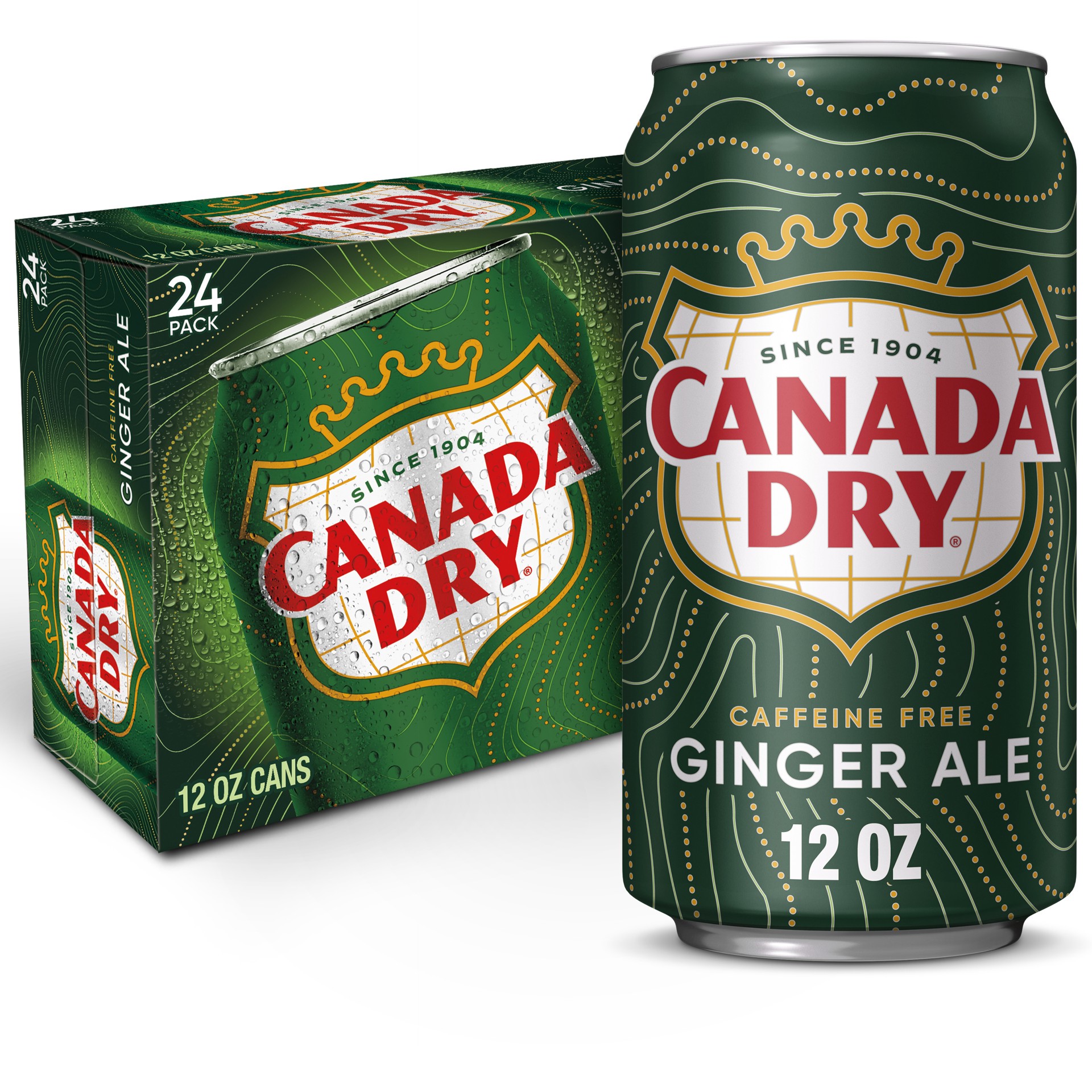 slide 1 of 3, Canada Dry Ginger Ale Soda, 24 ct; 12 fl oz