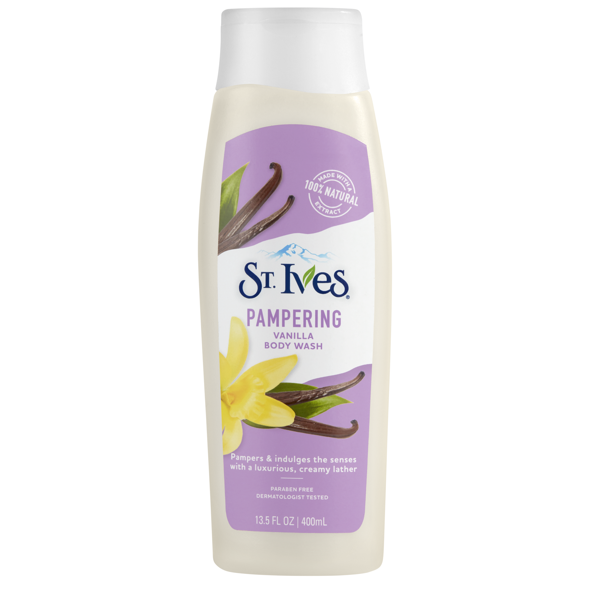 slide 3 of 4, St. Ives Pampering Body Wash Vanilla, 13.5 oz, 13.5 oz