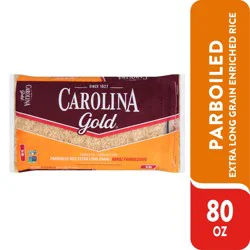 Carolina Gold Rice, Parboiled, Extra Long Grain, Enriched