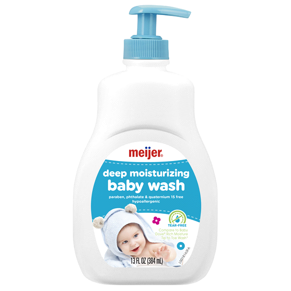 slide 1 of 1, Meijer Deep Moisturizing Baby Wash, 13 fl oz