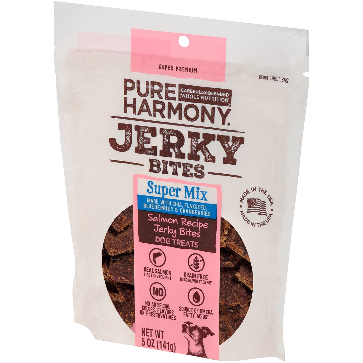 slide 4 of 9, Pure Harmony Pure Dog Salmon Bites, 5 oz