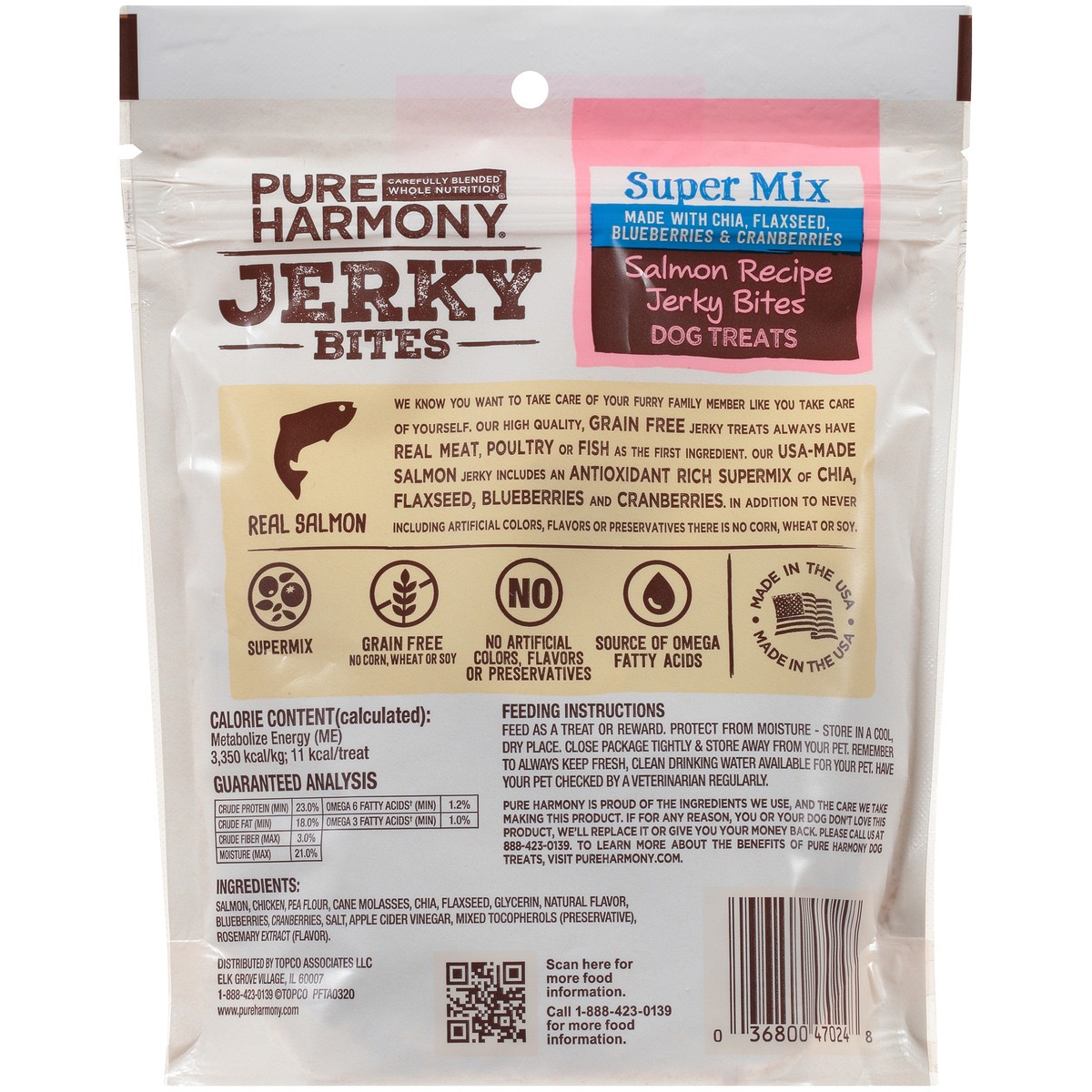 slide 3 of 9, Pure Harmony Pure Dog Salmon Bites, 5 oz