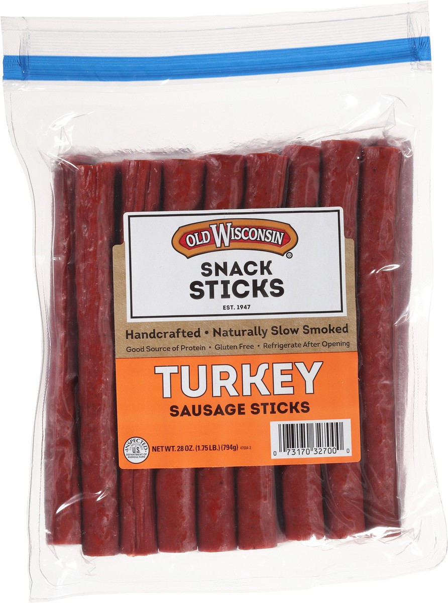 slide 4 of 12, Old Wisconsin Turkey Sausage Sticks 28 oz, 28 oz