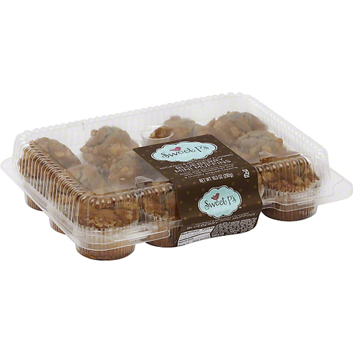 slide 2 of 3, Sweet P's Bake Shop Blueberry Mini Muffins, 1 ct
