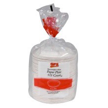 slide 1 of 1, GFS Heavy Weight Plate, 125 ct; 6 in