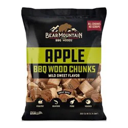 Bear Mountain Apple Flavored Wood Chunks 4 Pounds