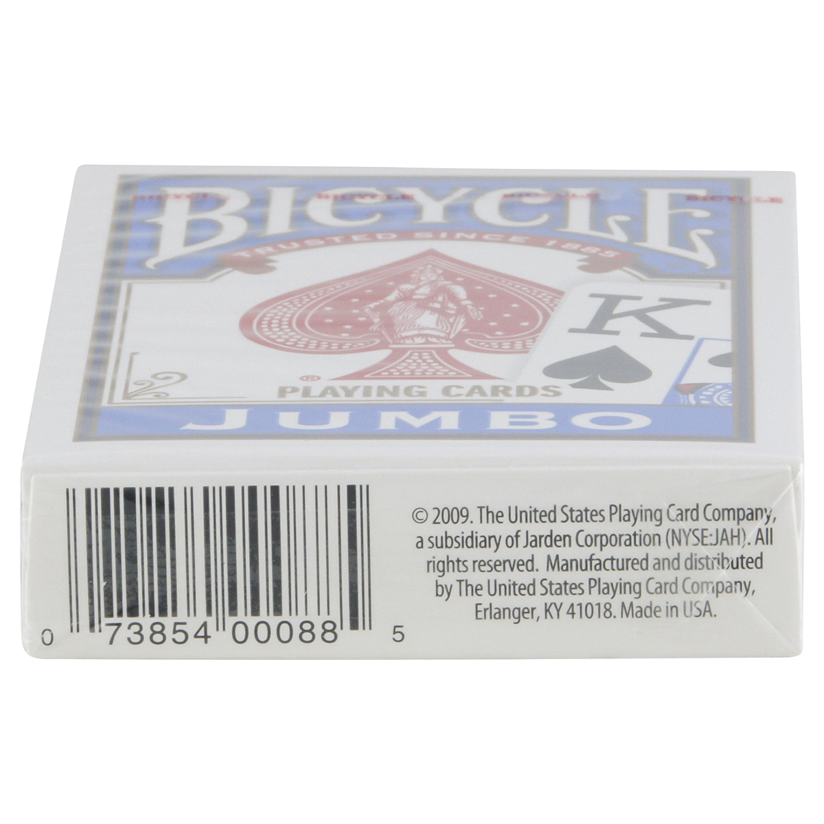 slide 2 of 3, Bicycle Jumbo Playing Cards Blue, 1 ct