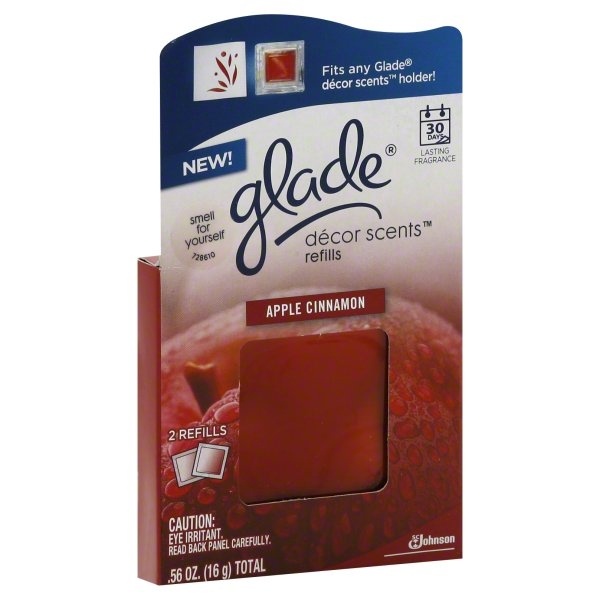 slide 1 of 5, Glade Dcor Scent Apl Cin Refill, 1 ct