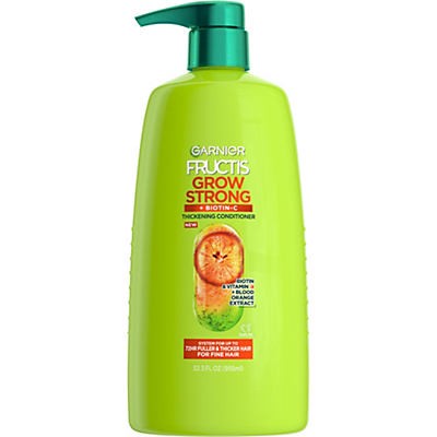 slide 1 of 1, Garnier Fructis Grow Strong Thickning Conditioner, 32.3 oz