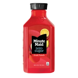 Minute Maid Zero Sugar Fruit Punch Bottle, 89 fl oz