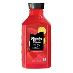 Minute Maid Zero Sugar Fruit Punch Bottle, 89 fl oz