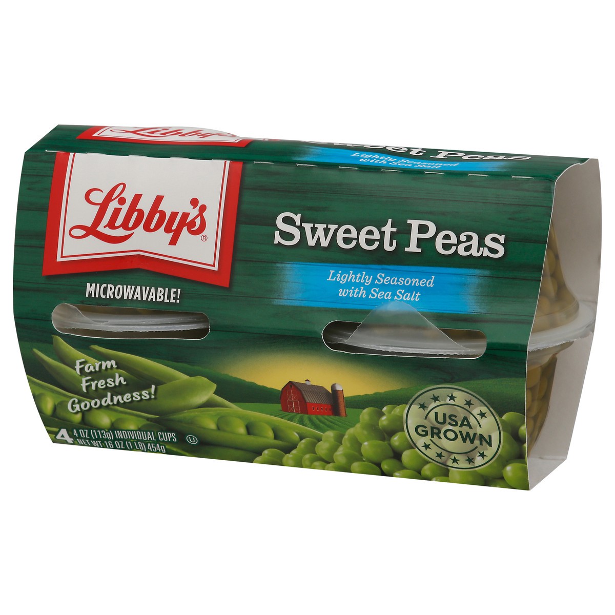 slide 8 of 9, Libby's Sweet Peas, 4 oz Cup, 4-Pack, 4 ct