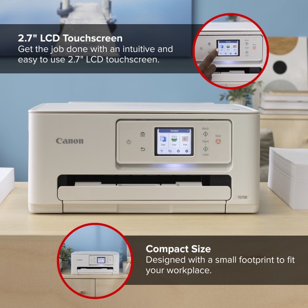slide 8 of 10, Canon Pixma Ts7720 Wireless Home All-In-One Inkjet Color Printer, 1 ct