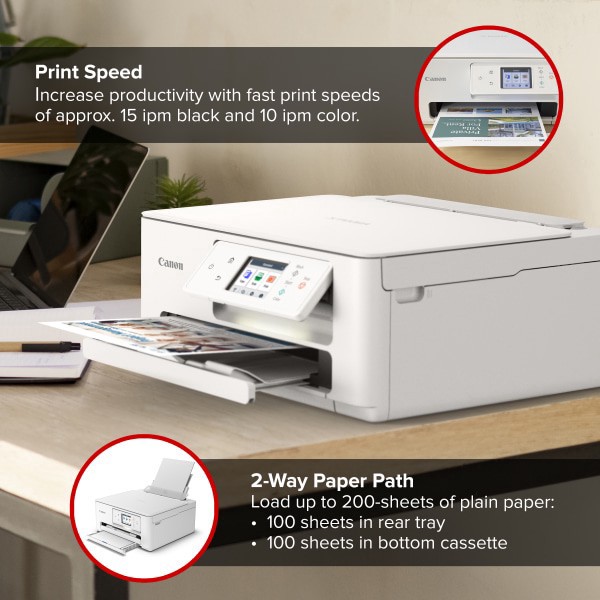 slide 2 of 10, Canon Pixma Ts7720 Wireless Home All-In-One Inkjet Color Printer, 1 ct