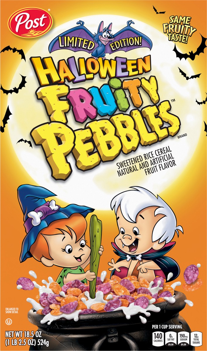 slide 7 of 12, Fruity Pebbles Halloween Cereal 18.5 oz, 18.5 oz