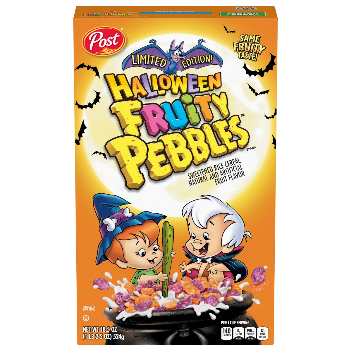 slide 1 of 12, Fruity Pebbles Halloween Cereal 18.5 oz, 18.5 oz