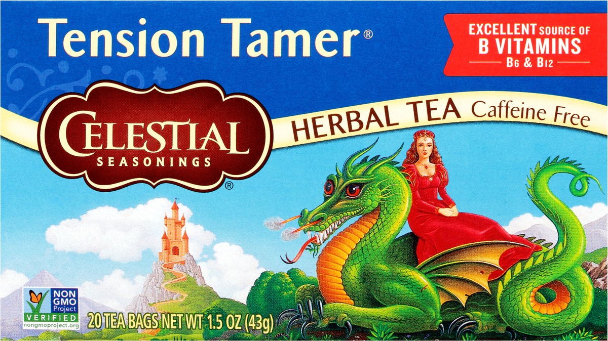 slide 5 of 8, Celestial Seasonings Tension Tamer Herbal Tea, 20 ct