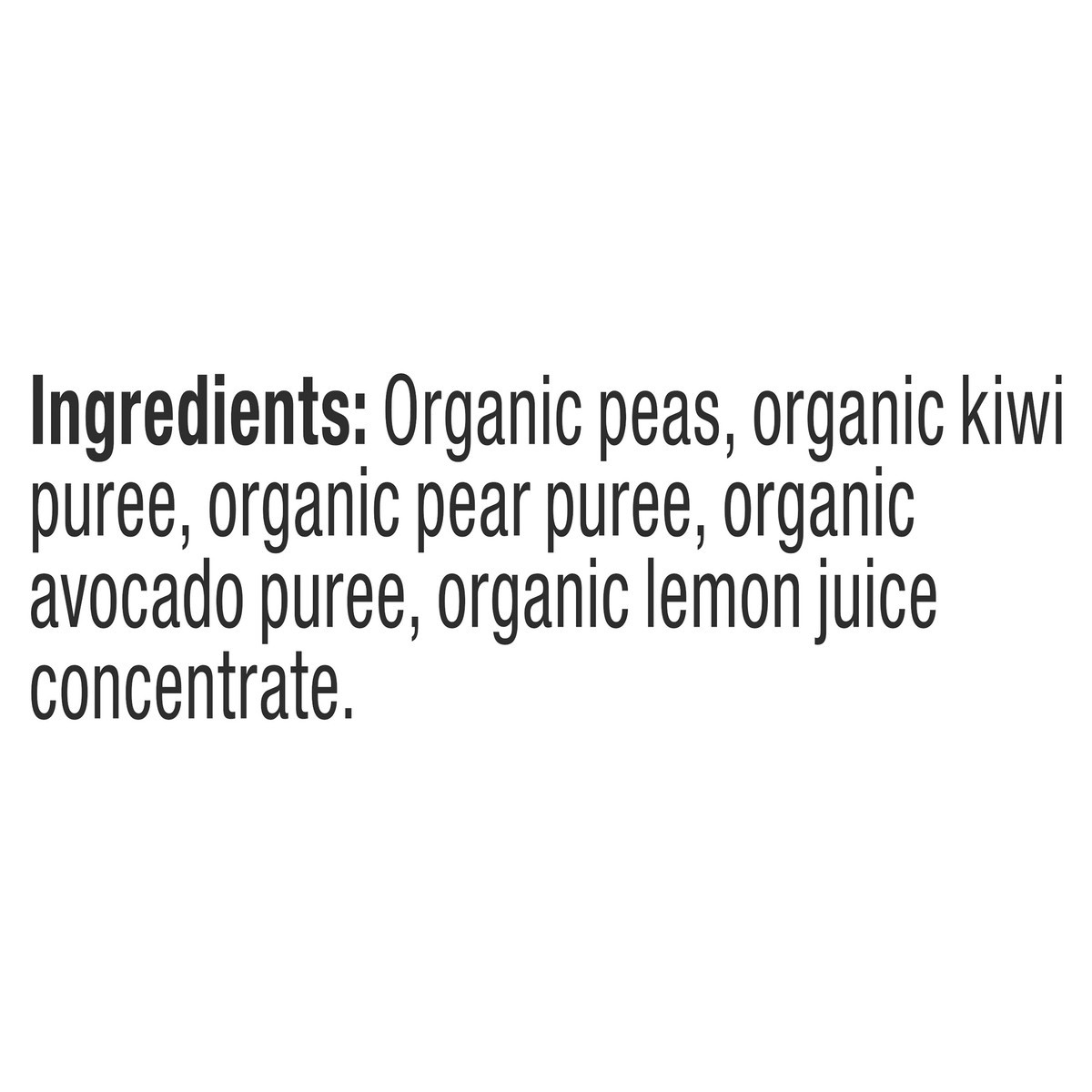 slide 6 of 12, Plum Organics Stage 2 Organic Pea, Kiwi, Pear & Avocado 3.5oz Pouch, 3.5 oz