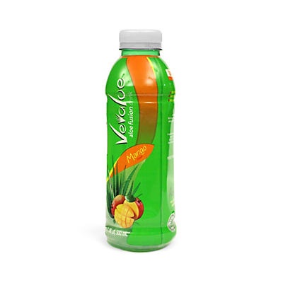 slide 1 of 1, Vevaloe Aloe Fusion Drink Mango Flavor, 16.9 fl oz