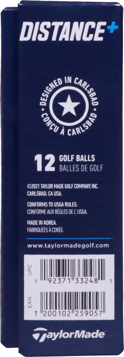 slide 7 of 9, Taylor Made Distance+ Golf balls 12 ea, 12 ct
