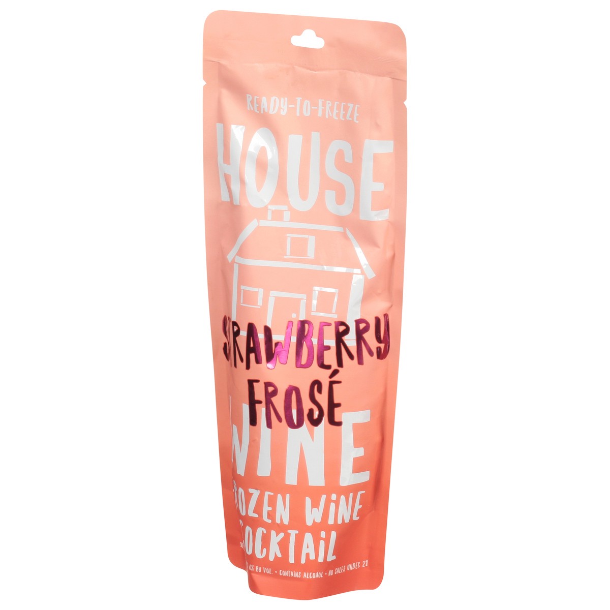 slide 6 of 13, House Wine Strawberry Frose Frozen Wine Cocktail 10 fl oz, 10 fl oz