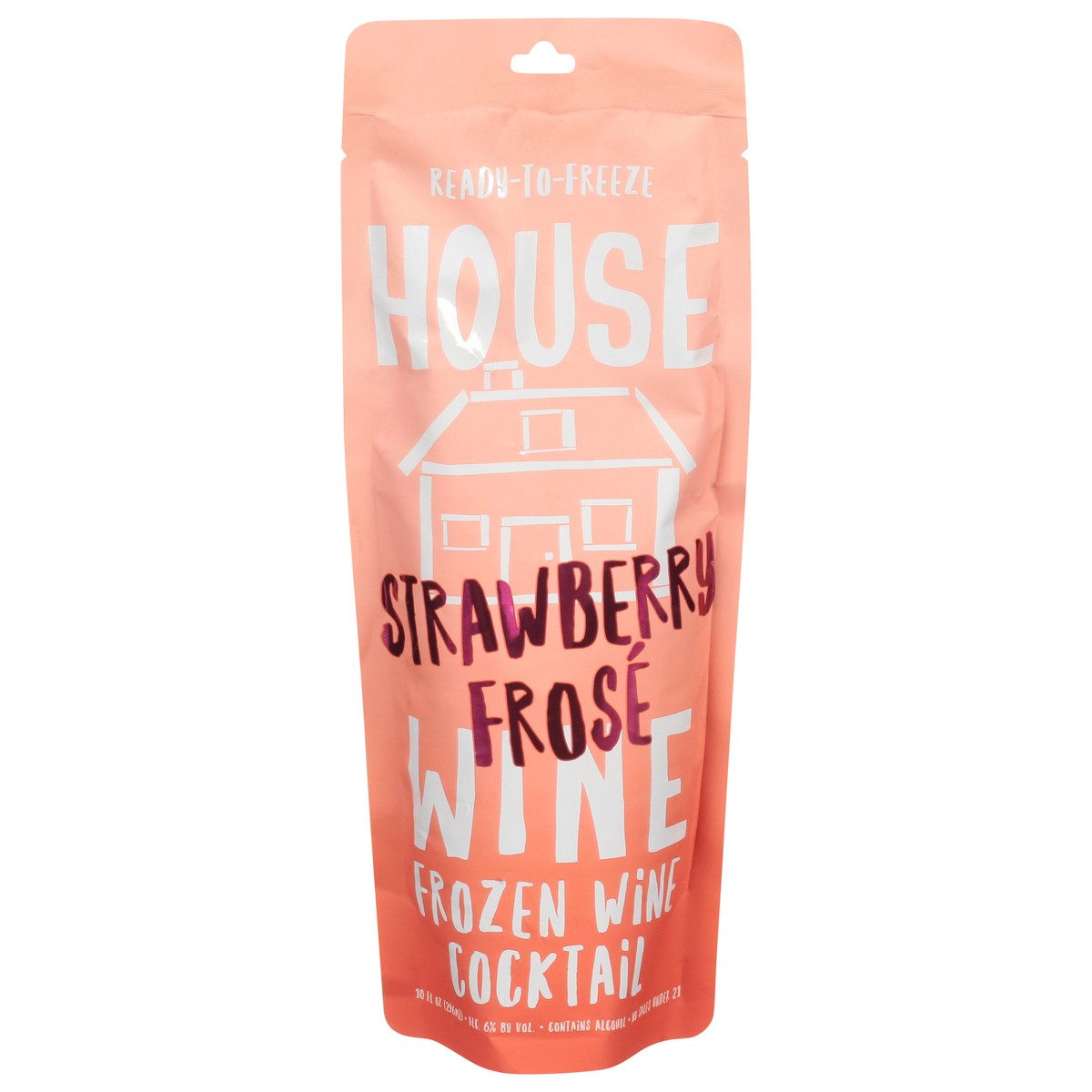 slide 2 of 13, House Wine Strawberry Frose Frozen Wine Cocktail 10 fl oz, 10 fl oz