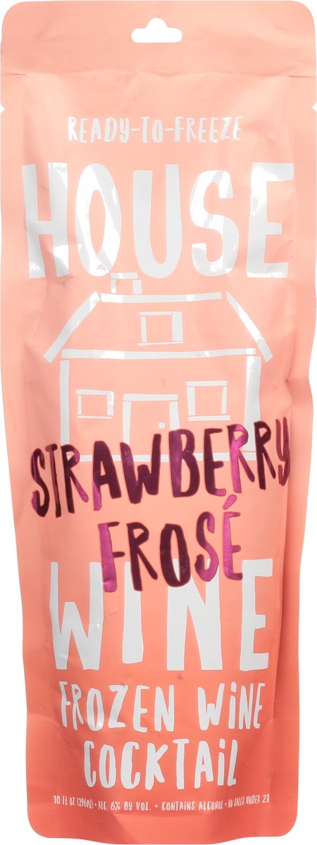 slide 7 of 13, House Wine Strawberry Frose Frozen Wine Cocktail 10 fl oz, 10 fl oz