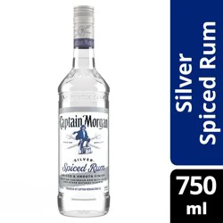 Captain Morgan Silver Spiced Rum, 750 mL