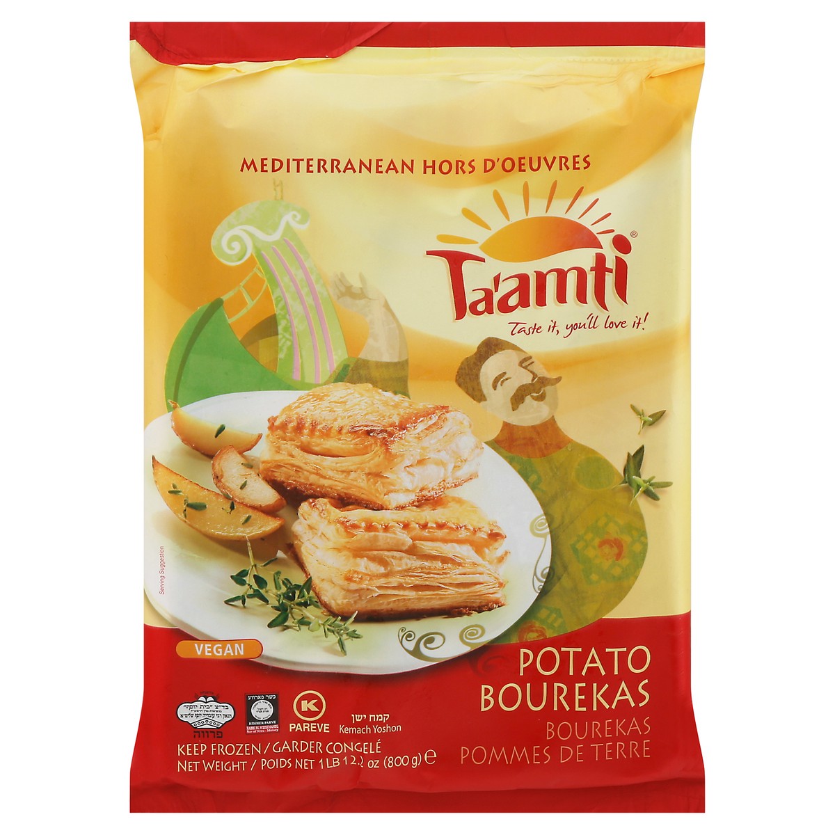 slide 1 of 9, Ta'amti Potato Bourekas 800 g, 800 g