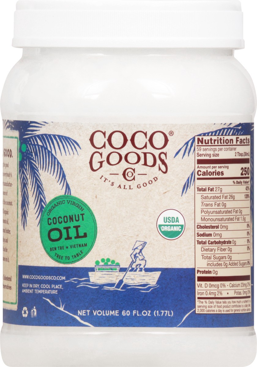 slide 3 of 10, Coco Goods Coconut Oil 60 oz, 60 oz