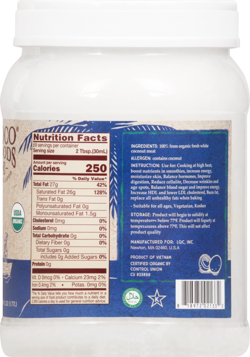 slide 4 of 10, Coco Goods Coconut Oil 60 oz, 60 oz