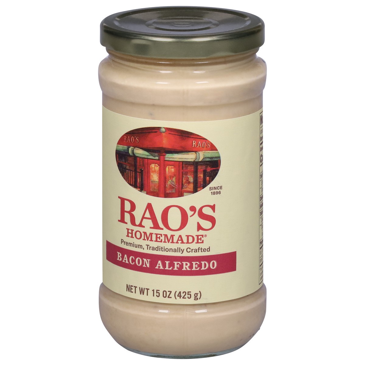 slide 5 of 12, Rao's Homemade Bacon Alfredo Sauce - 15 oz, 15 oz