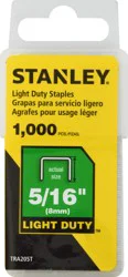 Stanley 5/16 Inch Light Duty Staples - 1000 ea