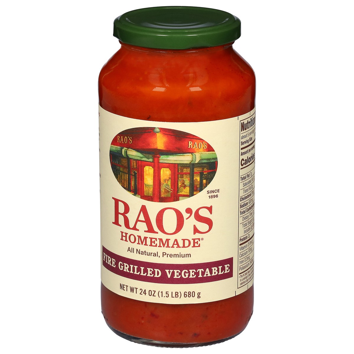 slide 5 of 13, Rao's Homemade Fire Grilled Vegetable Sauce - 24 oz, 24 oz