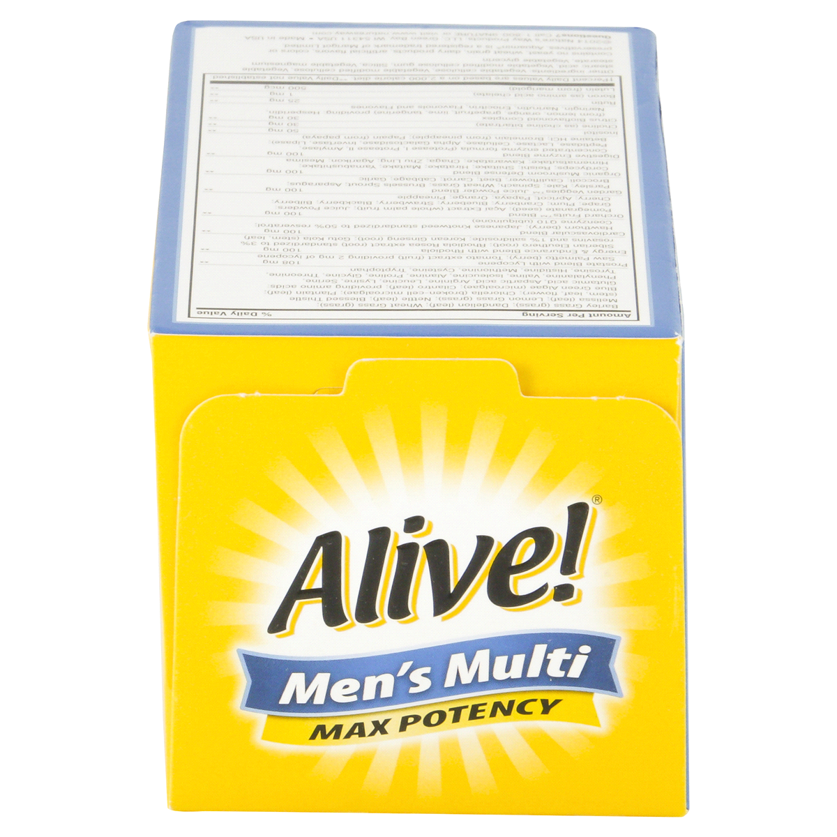 slide 4 of 6, Nature's Way Alive! Men's Complete Max 3 Potency Tablets Multivitamin 90 ea, 90 ct