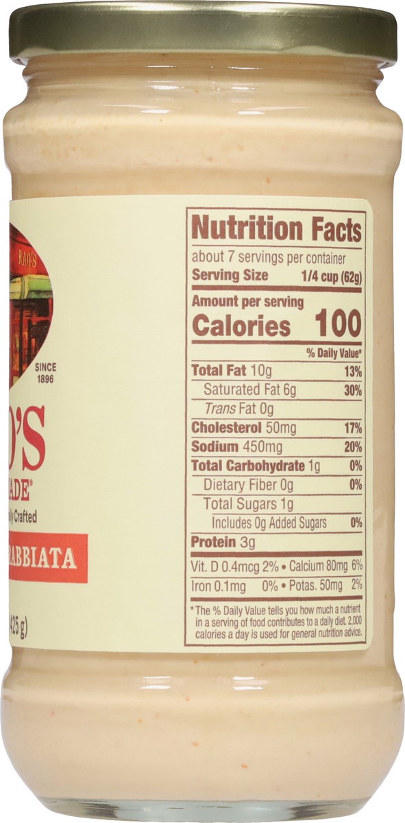 slide 12 of 13, Rao's Homemade Alfredo Arrabbiata Sauce - 15 oz, 15 oz