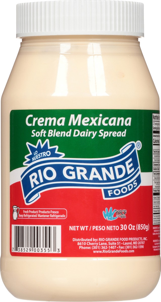 slide 1 of 13, Rio Grande Crema Mexicana Soft Blend Dairy Spread 30 oz, 30 oz