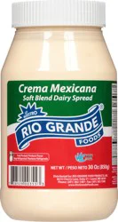 Rio Grande Crema Mexicana Soft Blend Dairy Spread 30 oz