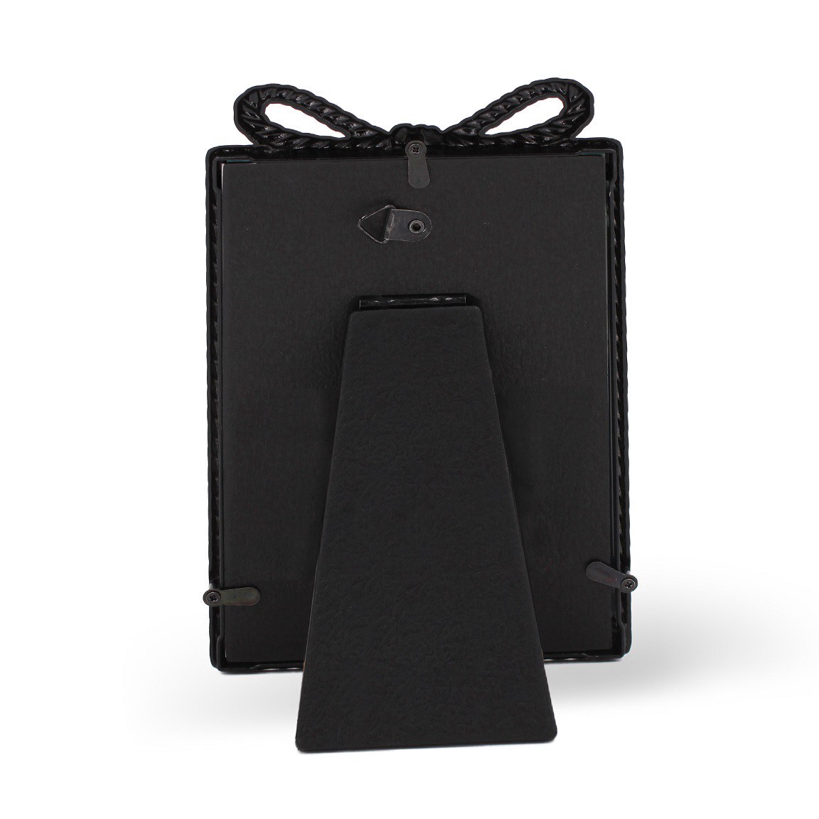 slide 2 of 3, 4" X 6" Rope With Bow Metal Frame By Studio Decor, 4 in x 6 in