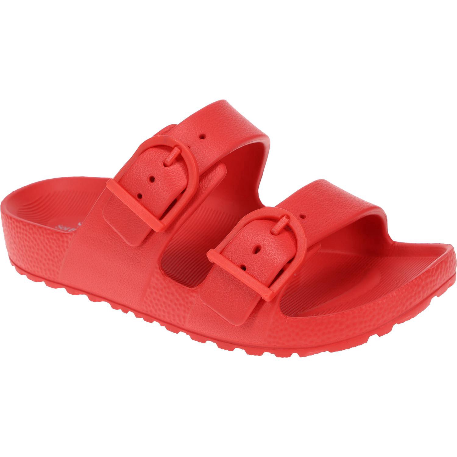 slide 1 of 6, Sol Borne Youth Boys Shore Two Buckle, Red, Size 11, 1 ct