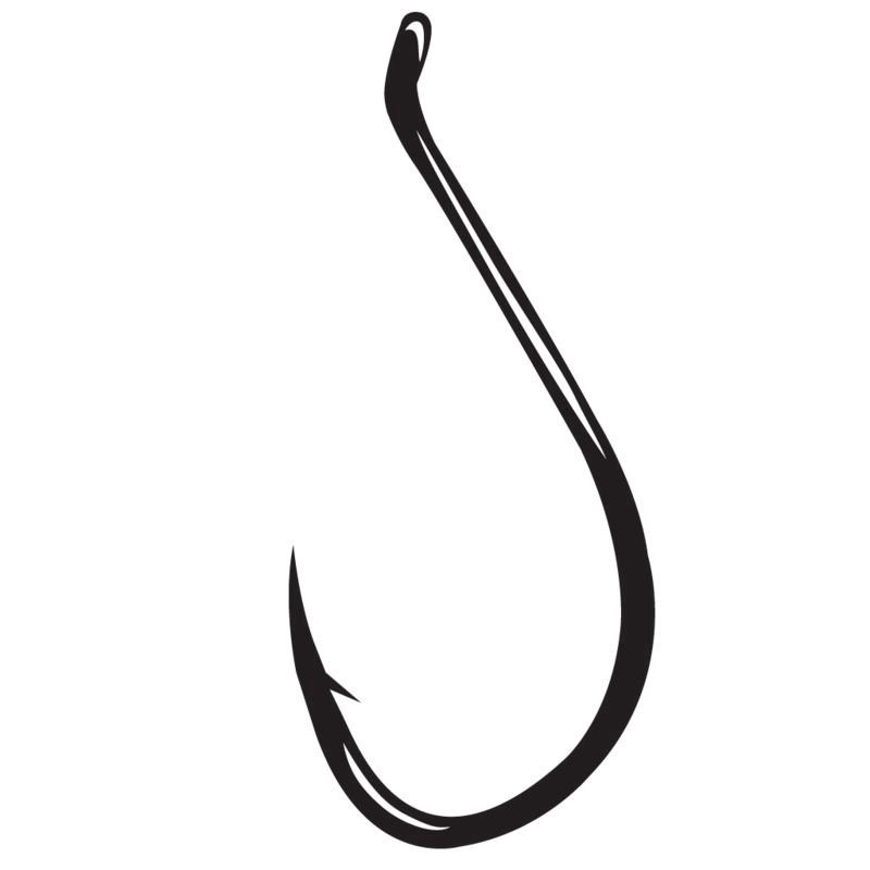 slide 1 of 1, Gamakatsu Black Octopus Hook Size 3/0, 6 ct