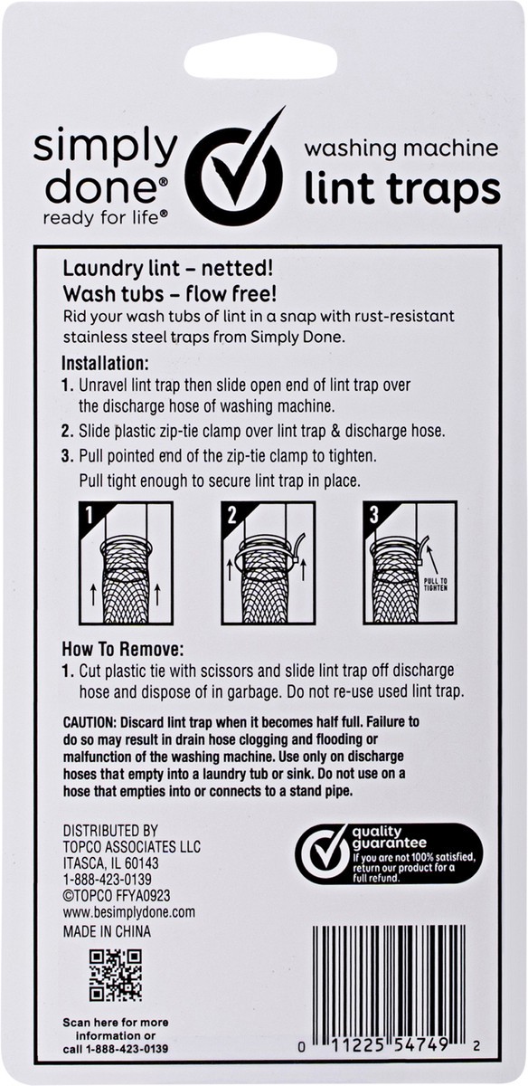 slide 10 of 11, Simply Done Lint Traps 2 ea, 2 ct