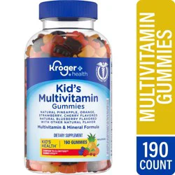 Kroger Mixed Flavor Kid's Multivitamin Gummies, 190 ct