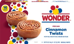 Wonder Pecan Cinnamon Twists 16 - 1 oz Packages
